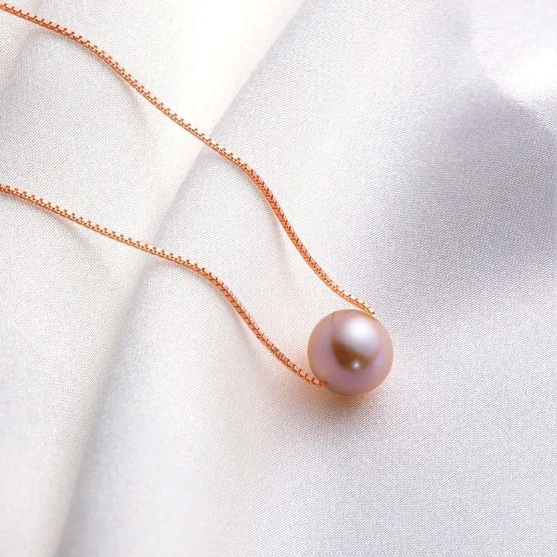 Ainuoshi Genuine Freshwater Cultured Pearl Pendant Necklace