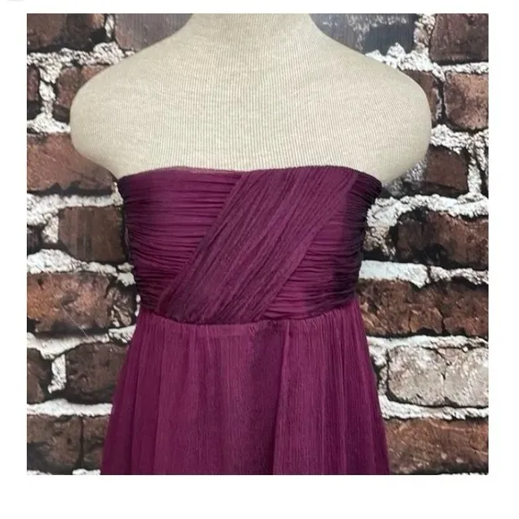 Alice and Olivia Raspberry Strapless Dress-XS