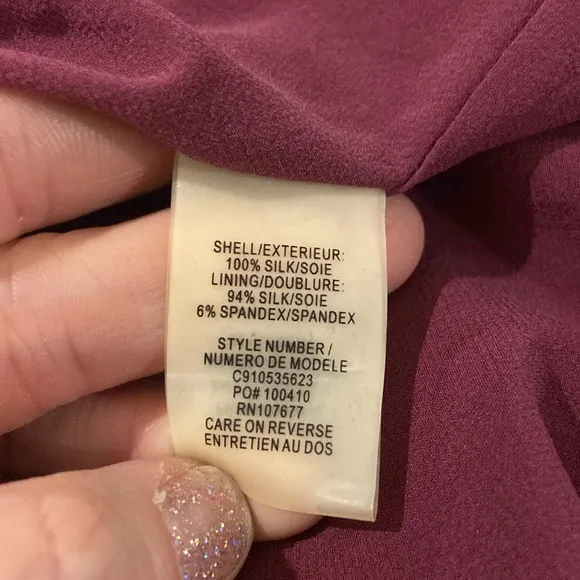 Alice and Olivia Raspberry Strapless Dress-XS
