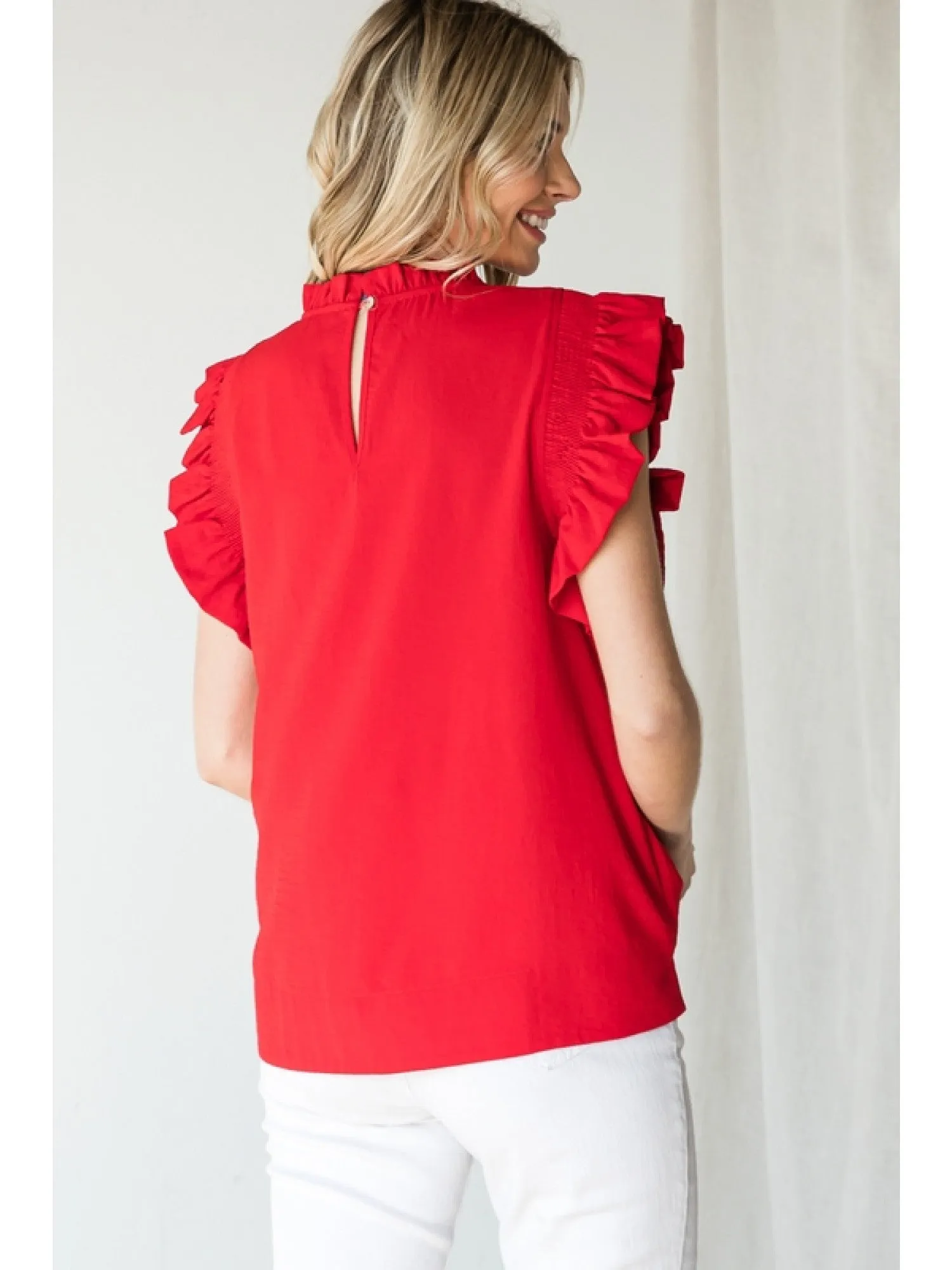 All the Frills Top-4 Colors Available