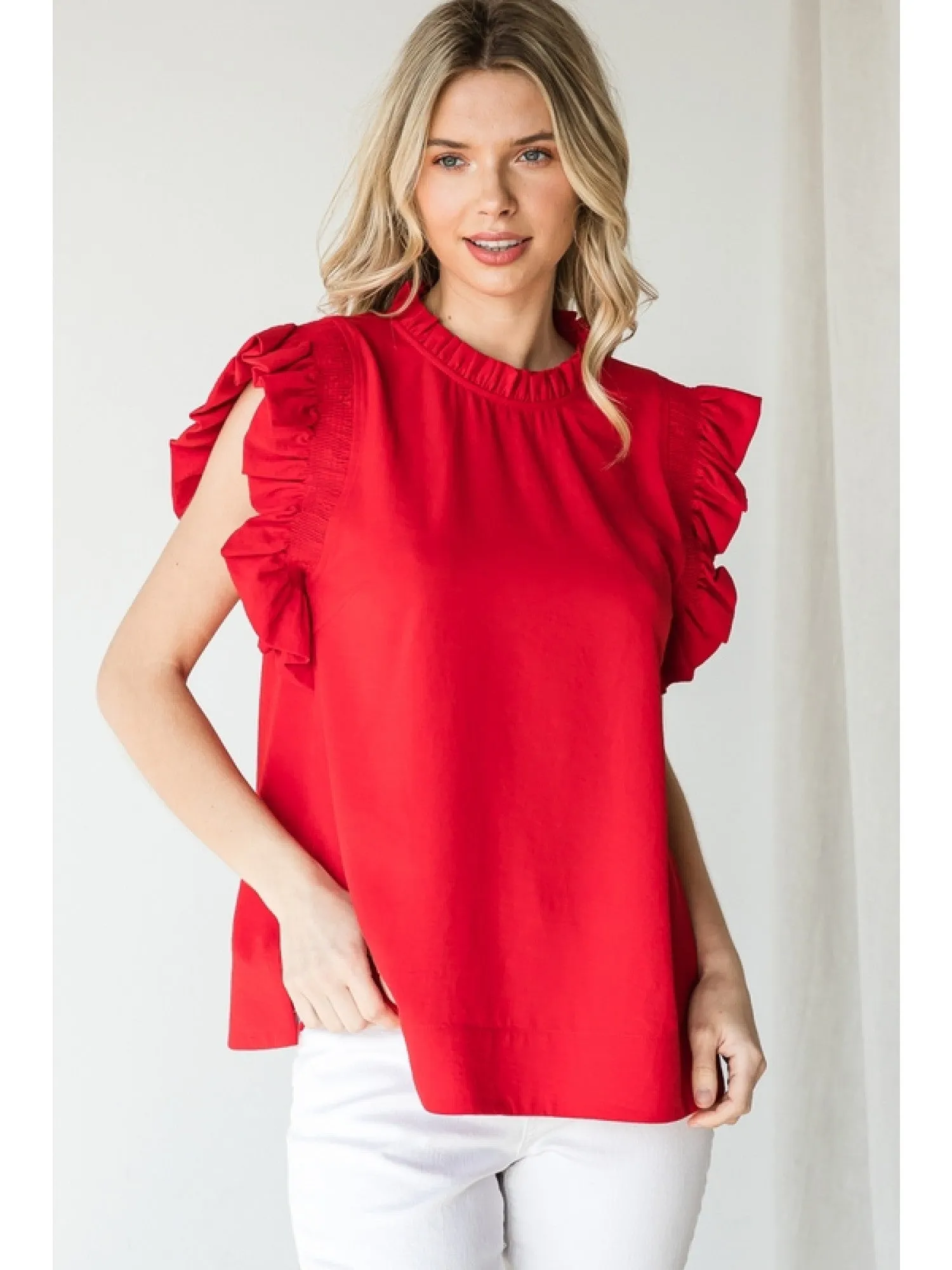 All the Frills Top-4 Colors Available