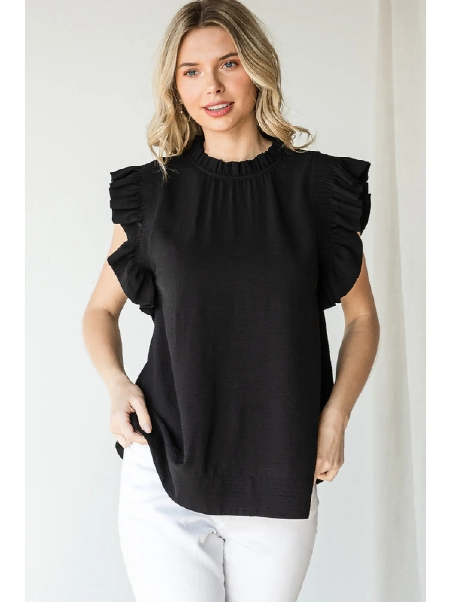 All the Frills Top-4 Colors Available