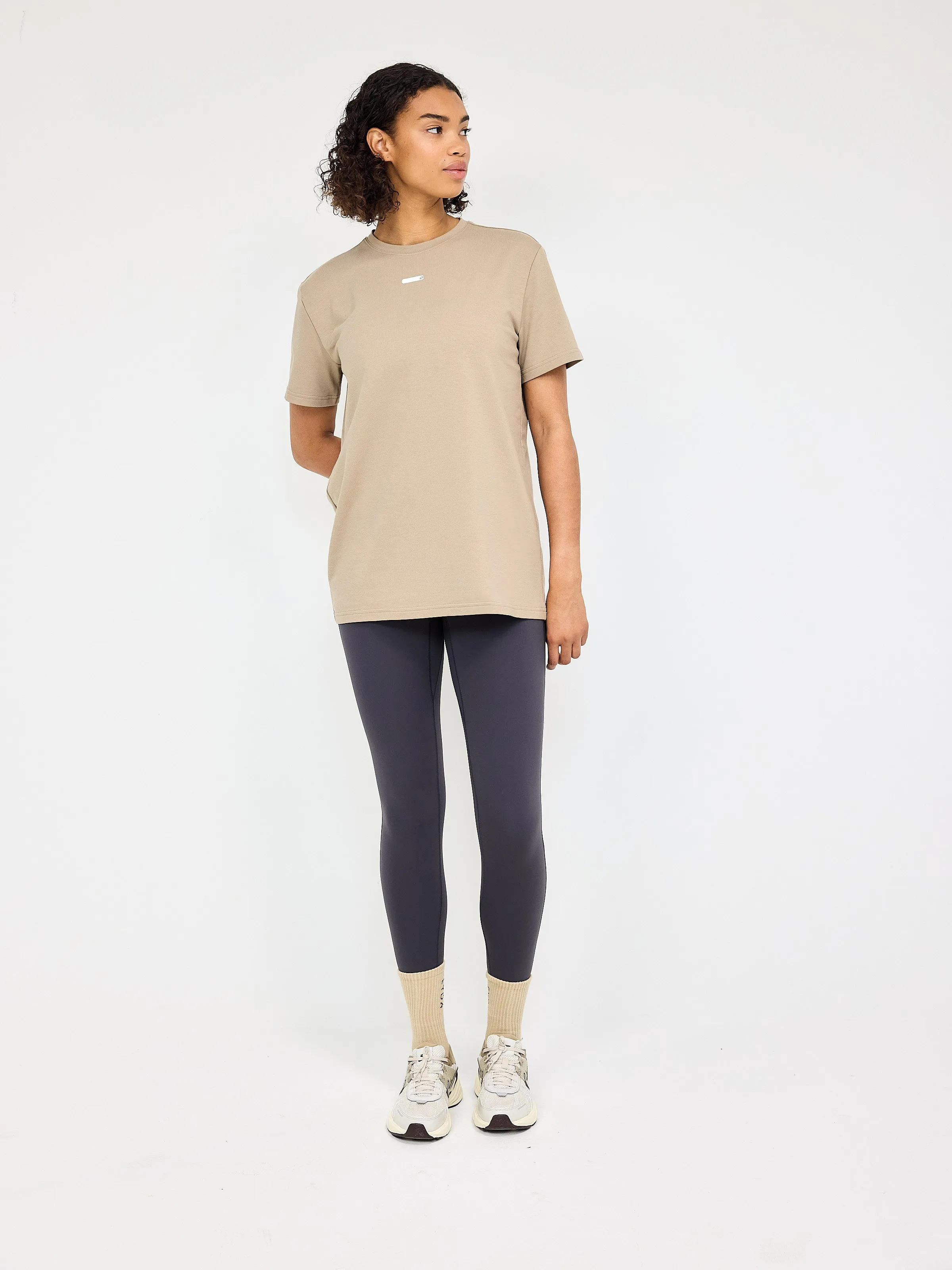 Allie Badge Long Tee