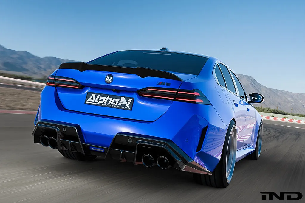 Alpha-N G90 M5 Carbon Rear Trunk Spoiler