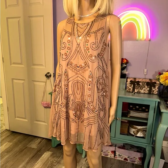 Altar’d State Beads and sequin slip