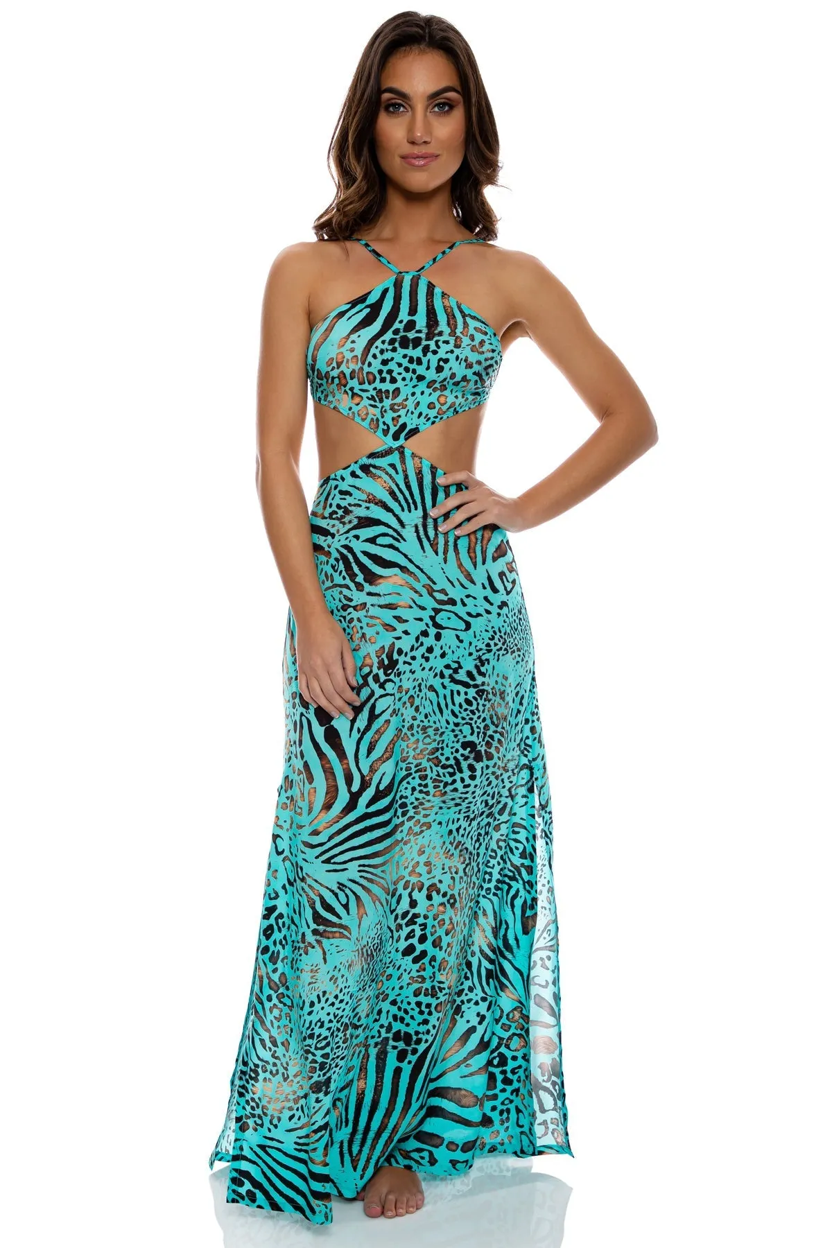 ANIMALE - Cut Out Long Dress