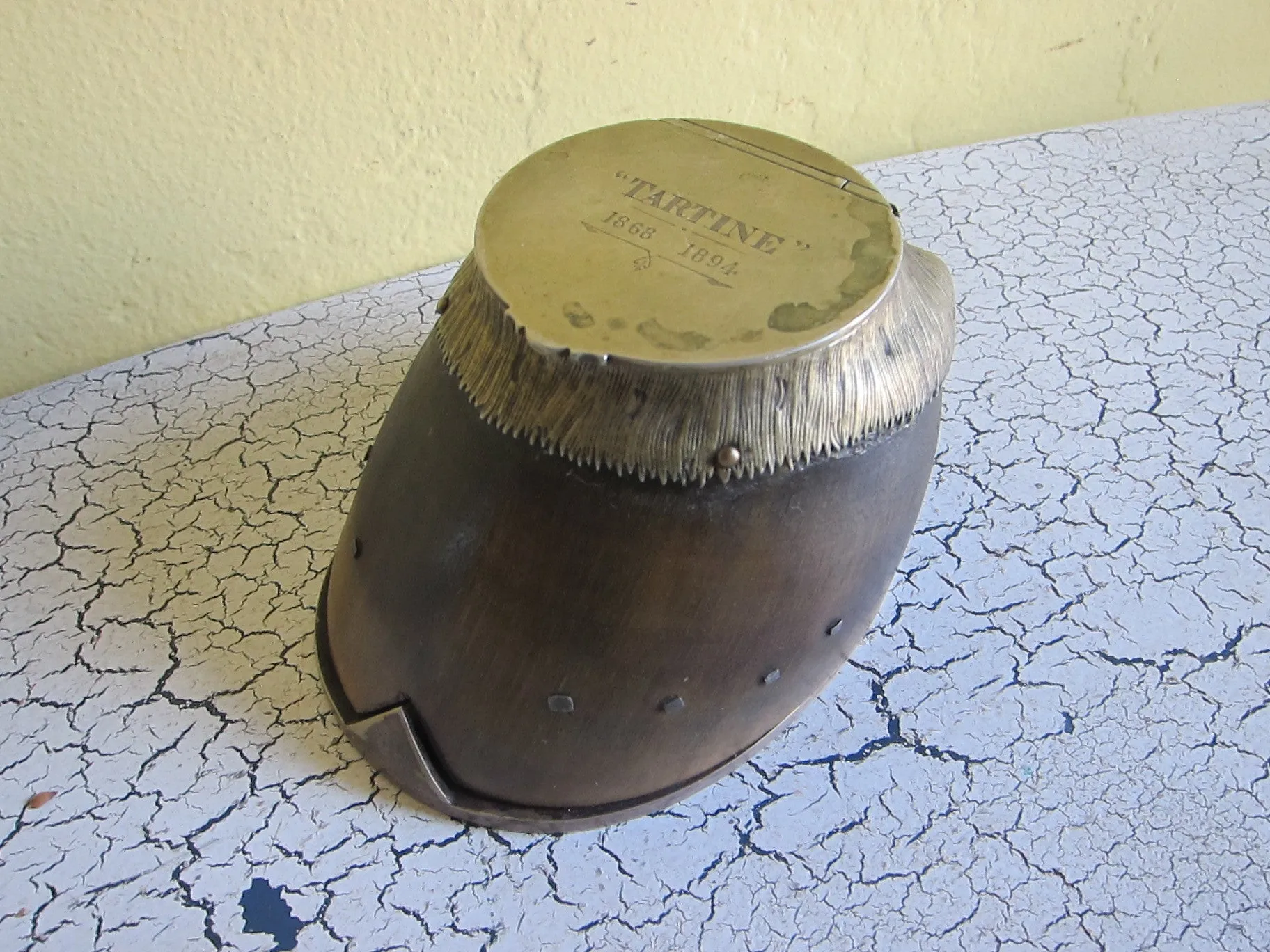 Antique Horse Hoof Match Holder and Striker by Roland Ward & Co Limited