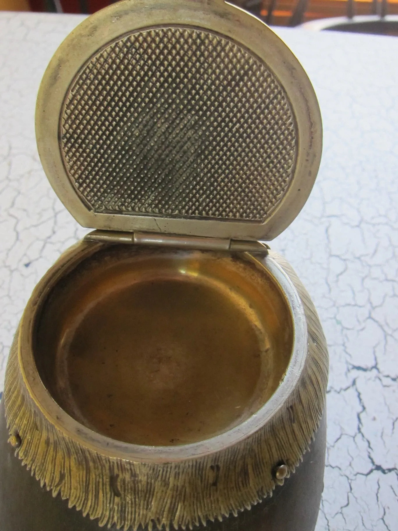 Antique Horse Hoof Match Holder and Striker by Roland Ward & Co Limited