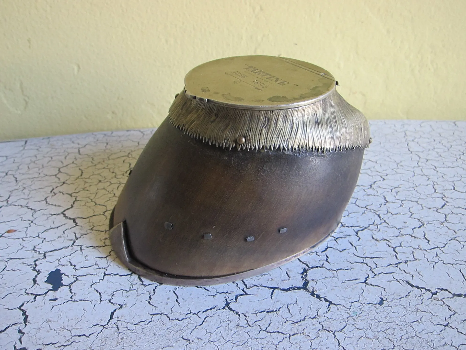 Antique Horse Hoof Match Holder and Striker by Roland Ward & Co Limited