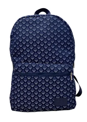 AOP Eagle Logo Navy Blue Backpack