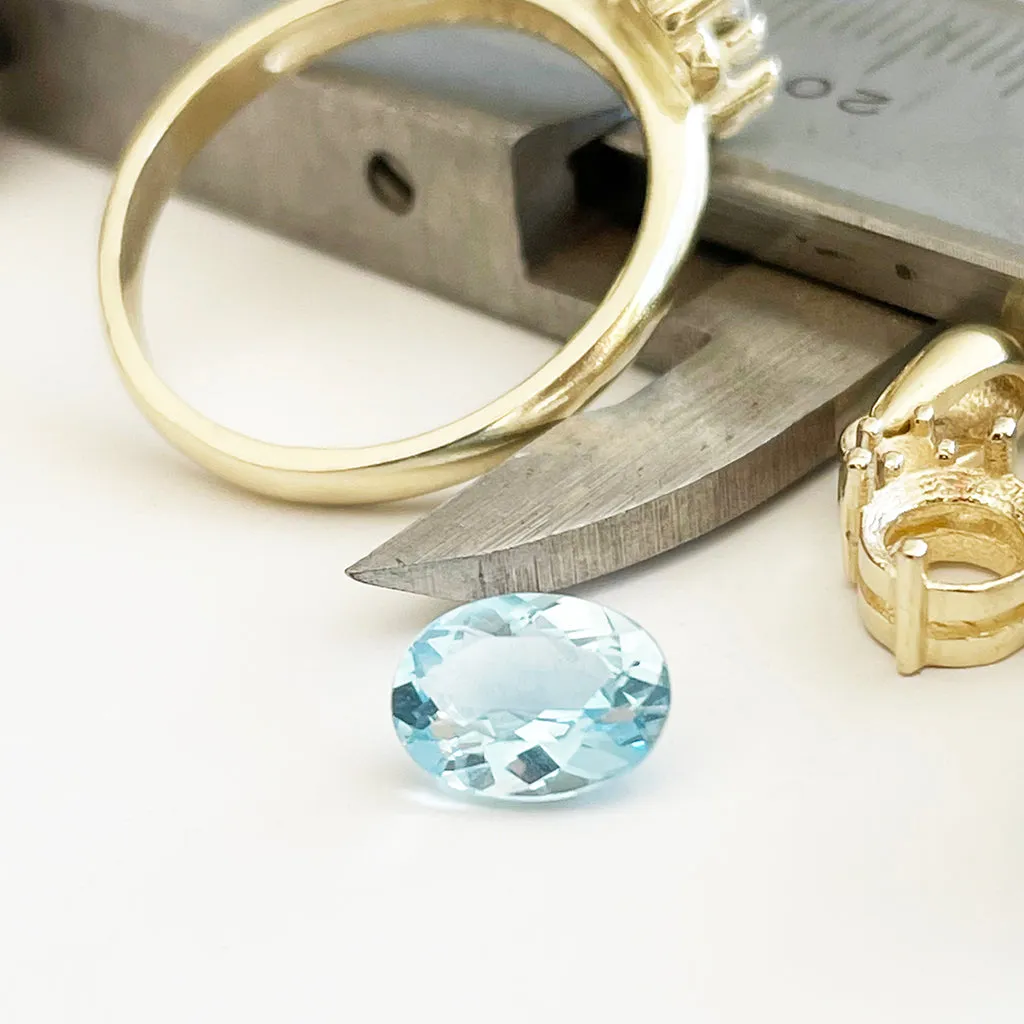 Aquamarine - Oval Cut - 1.08ct