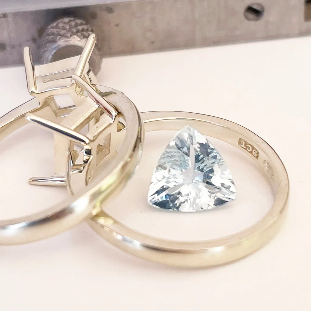 Aquamarine - Trilliant Cut - 1.32ct