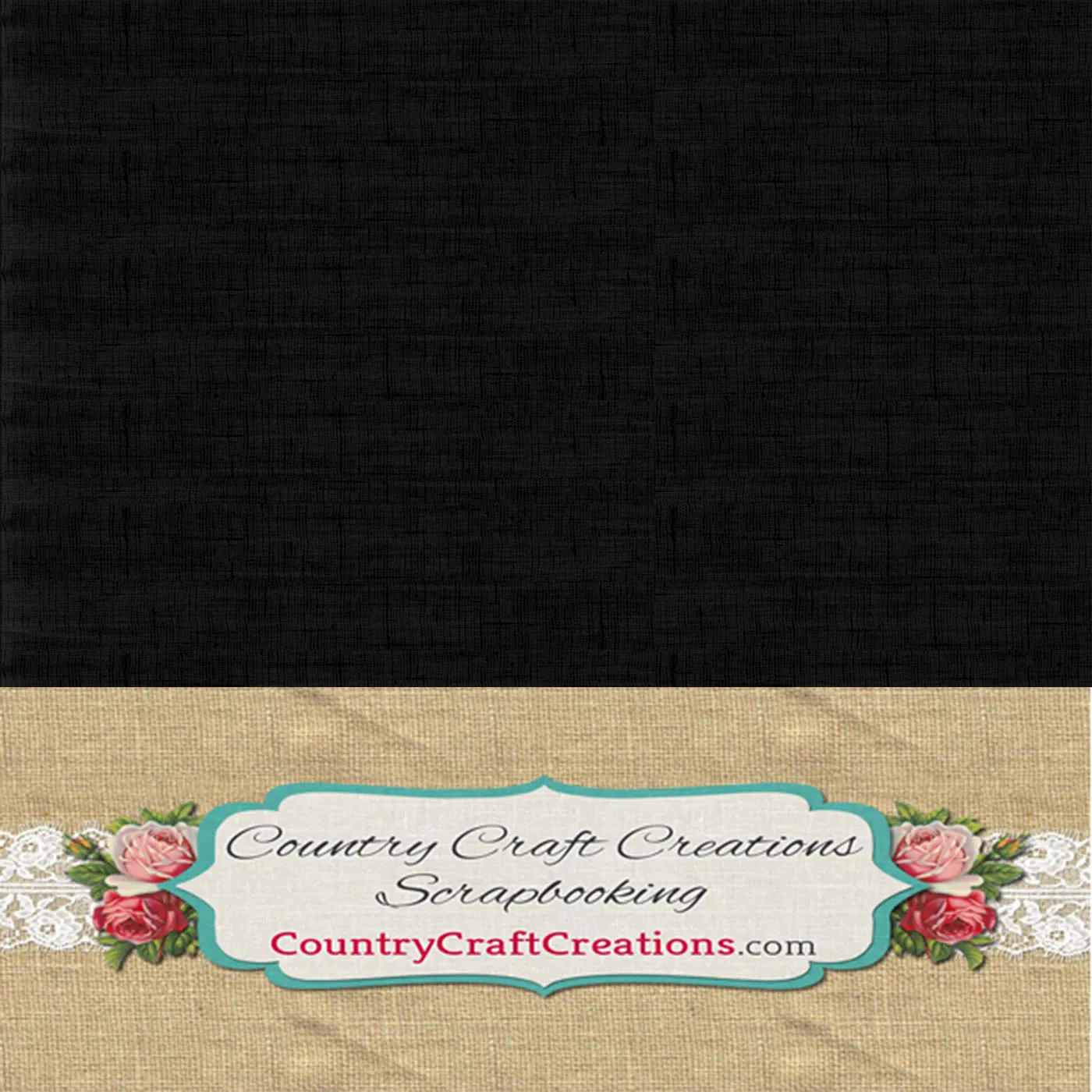 Artisan Cardstock - 100lb - Linen Black - 12x12 - 24 Pack