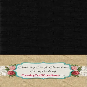 Artisan Cardstock - 100lb - Linen Black - 12x12 - 24 Pack