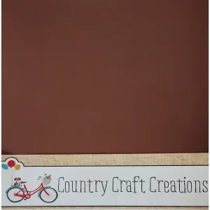 Artisan Cardstock - Felt Coffee Brown - 12x12 - 15 Pack