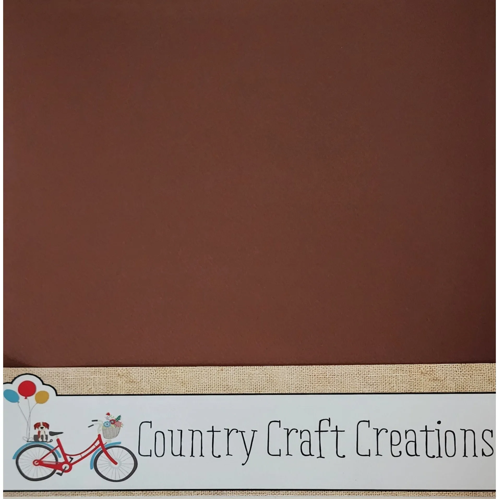 Artisan Cardstock - Felt Coffee Brown - 12x12 - 15 Pack