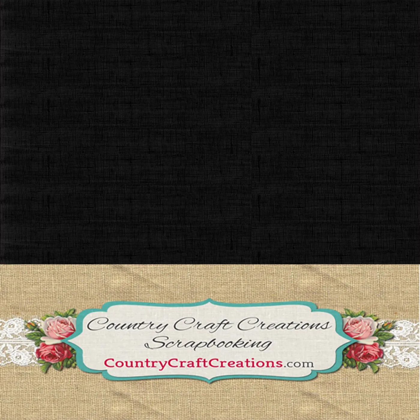 Artisan Cardstock - Linen Black - 8 1/2x11 - 24 Pack