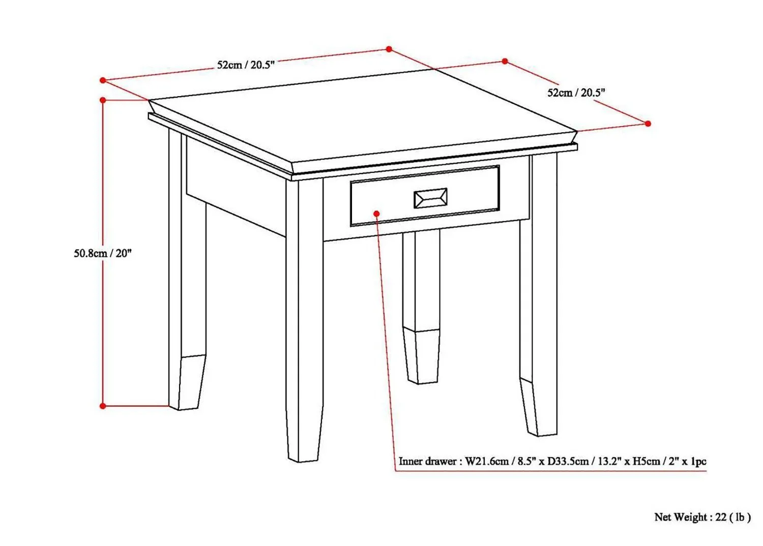 Artisan End Table