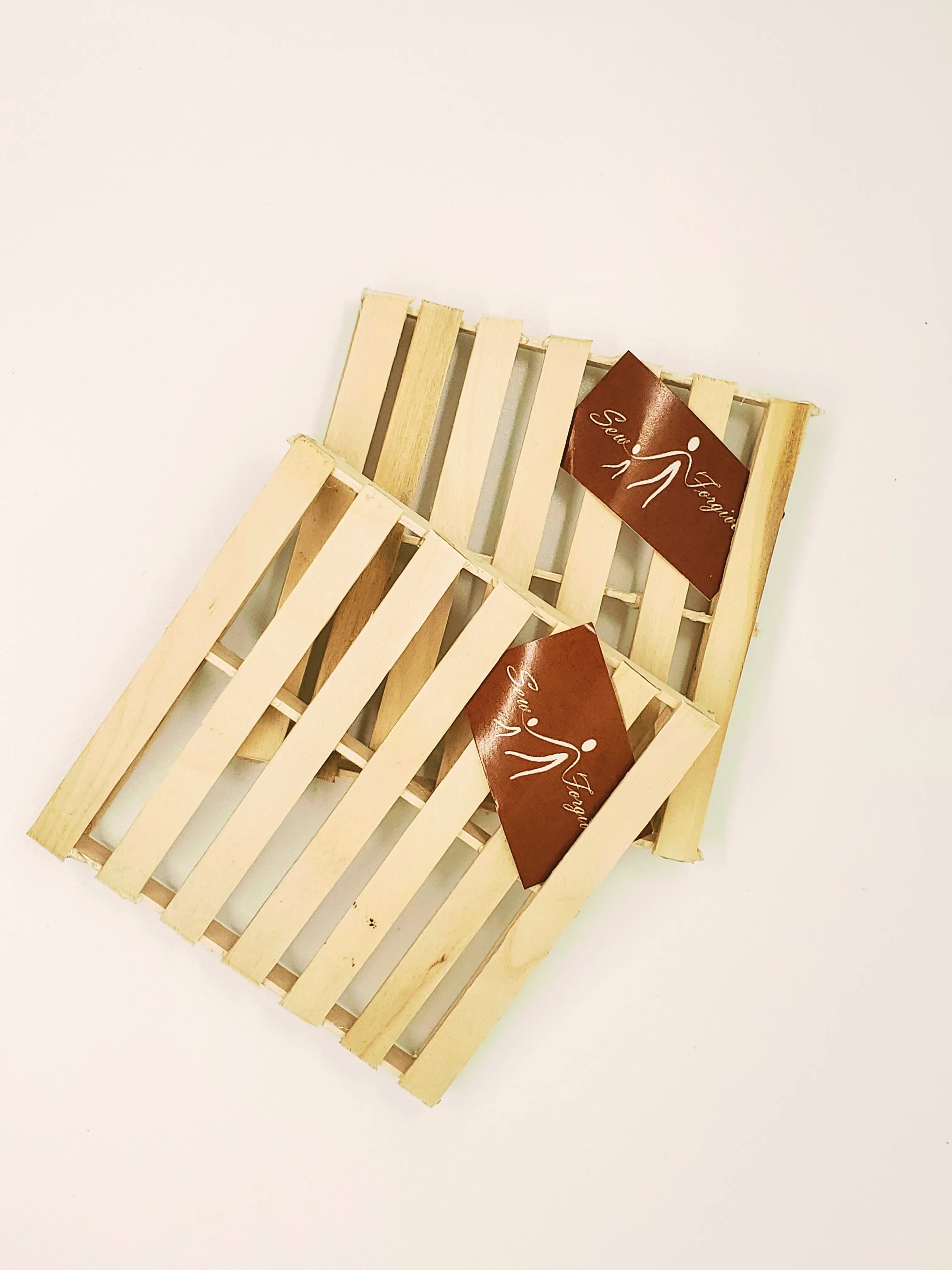 Artisan wooden pallet coaster