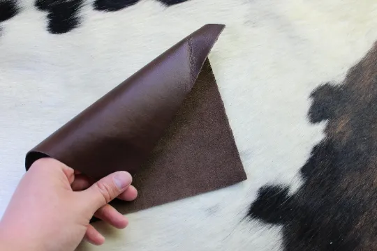 Assorted Cowhide Leather Pre Cut Pieces | 12"x12" & 11"x9" inch Precuts Sheets for Crafts