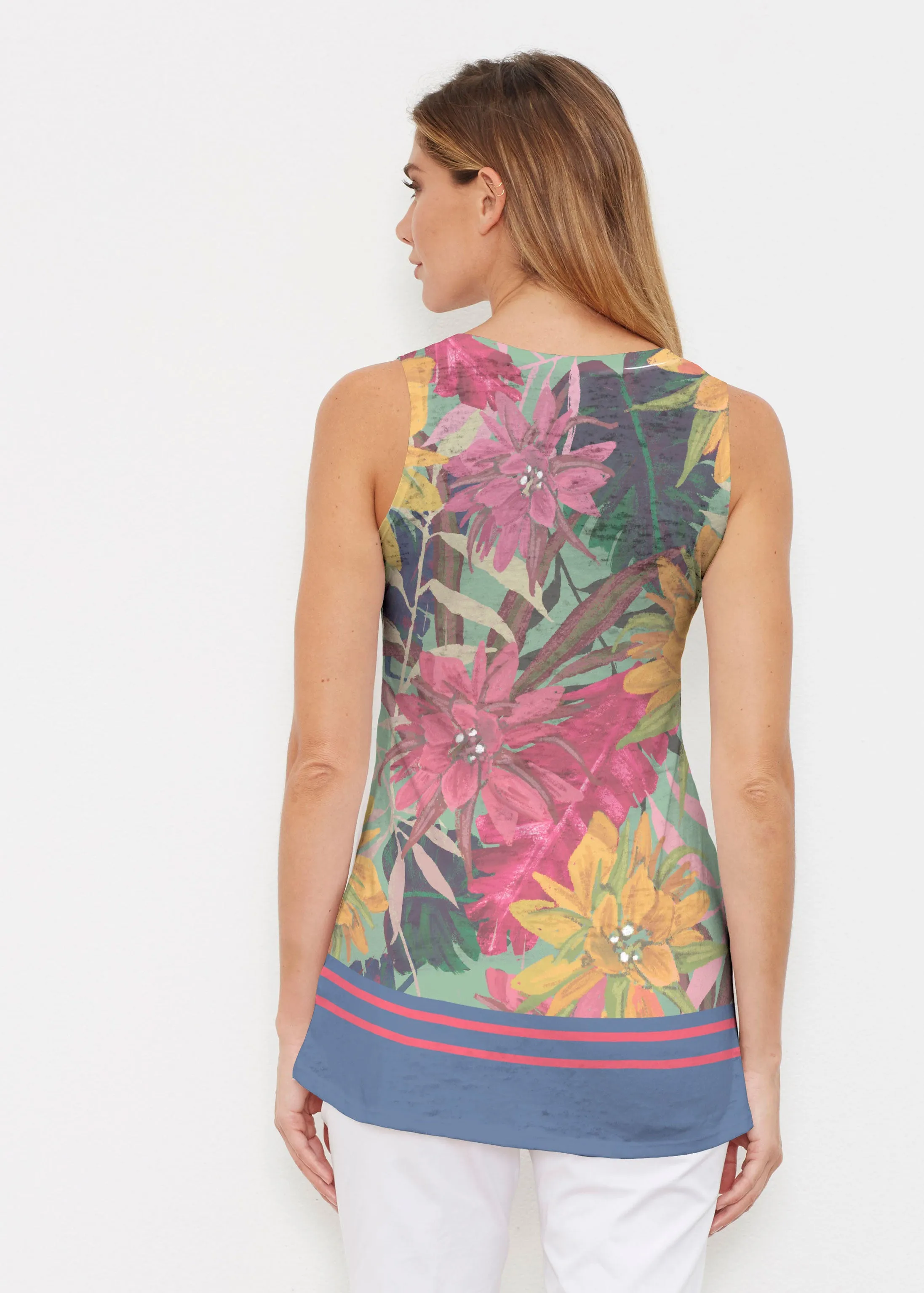 Autumn Stripe (17196) ~ Signature High-low Tank