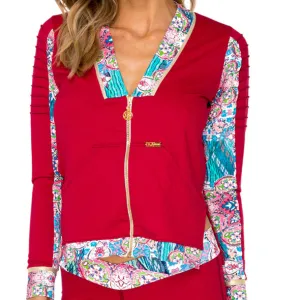 AZUCAR - Pintucked Sleevers Open Side Jacket