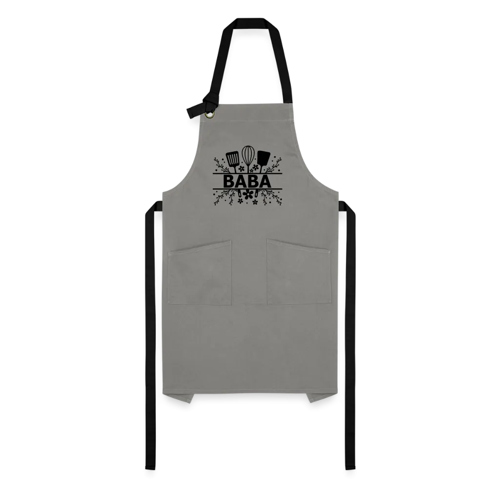 Baba Artisan Apron - Gray
