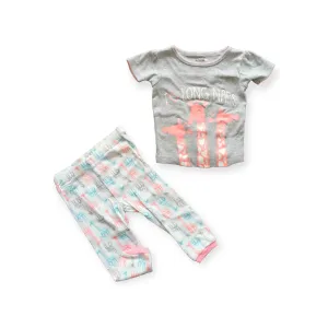 BABY GIRL SIZE 6/9 MONTHS - CARTER'S Matching 2 Piece Outfit EUC B38