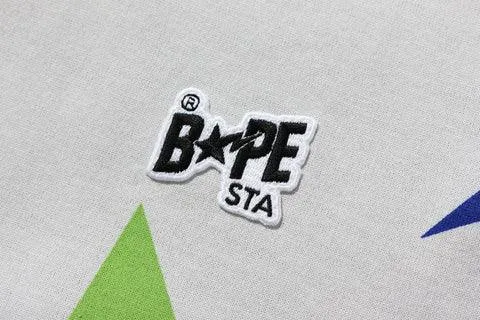 Bape Sta Pattern Relaxed Fit L/S Tee Multicolor