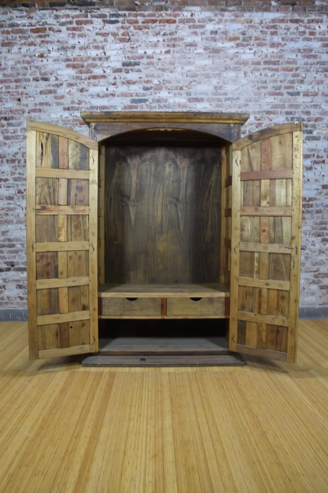 Barn Wood Armoire - Latch Hardware AR-005