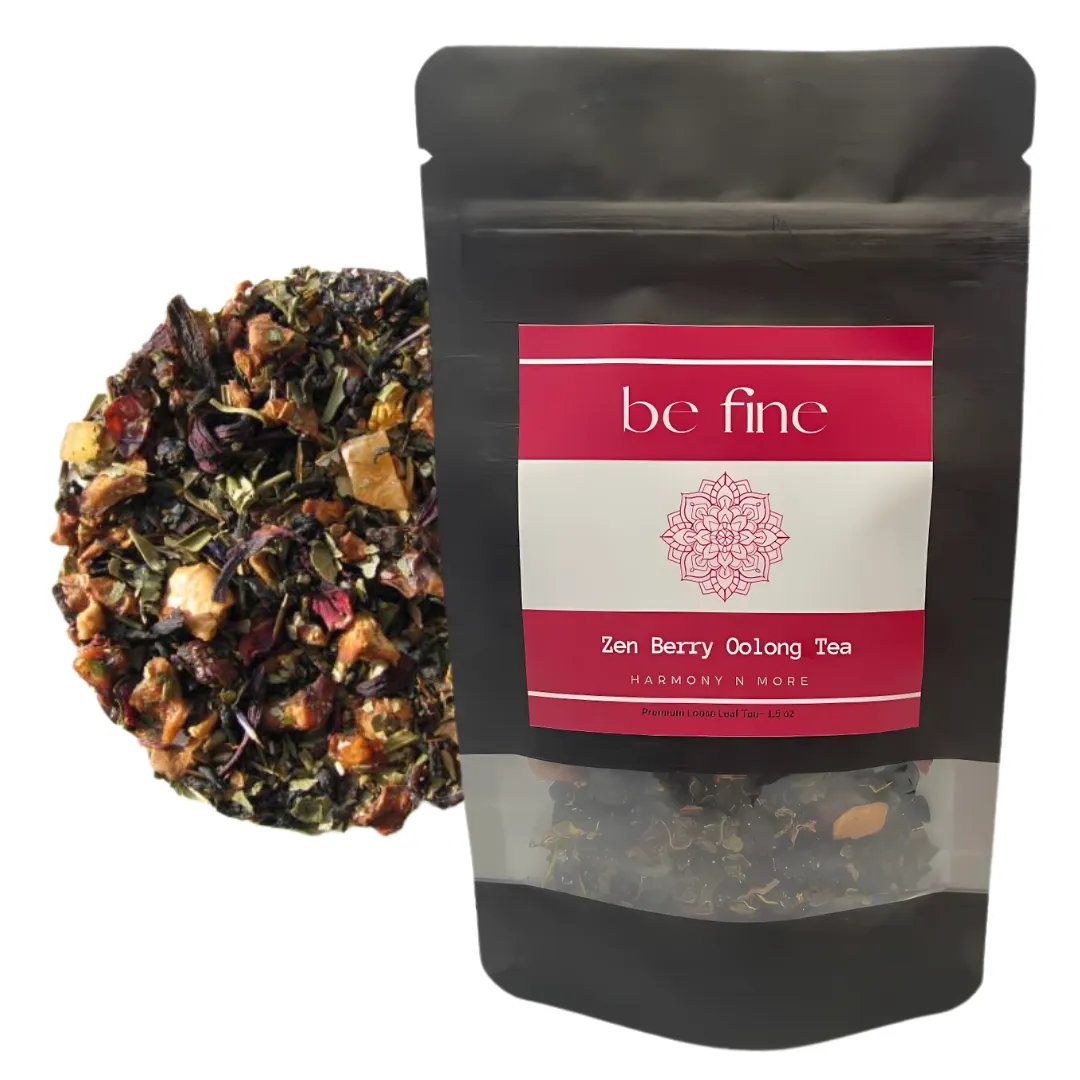 Be Fine - Raspberry Ti Kwan Yin Oolong Tea | Contains Caffeine. 1.5 oz.