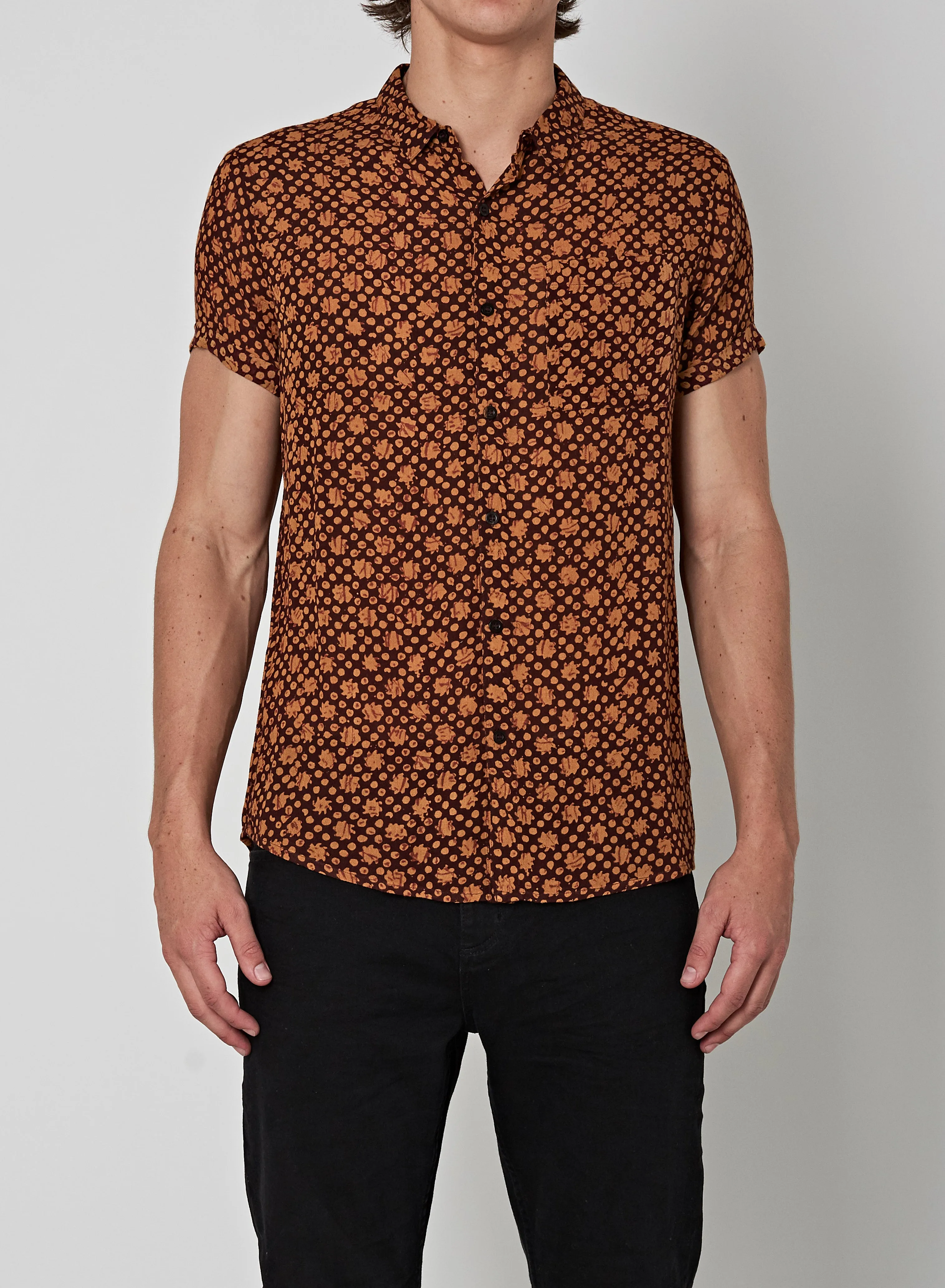 Beach Boy Shirt Sun Flare Old Gold
