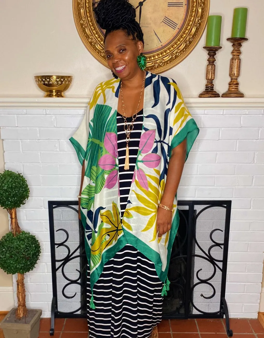 Black & White Stripe Maxi