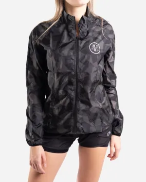 Black Camo Windshield Jacket - Black Camo