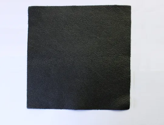 Black Cowhide LEATHER PRE CUT Pieces | 12"x12" Precuts Sheets for Crafts