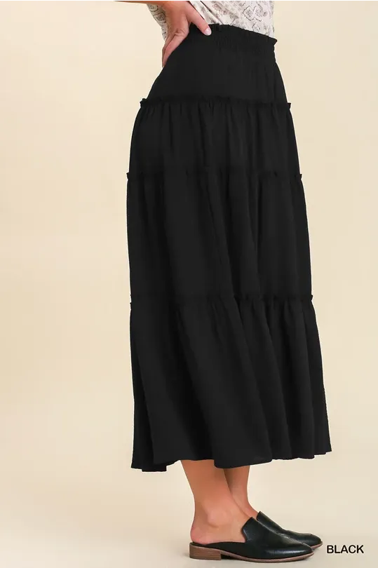 Black Flowy Skirt