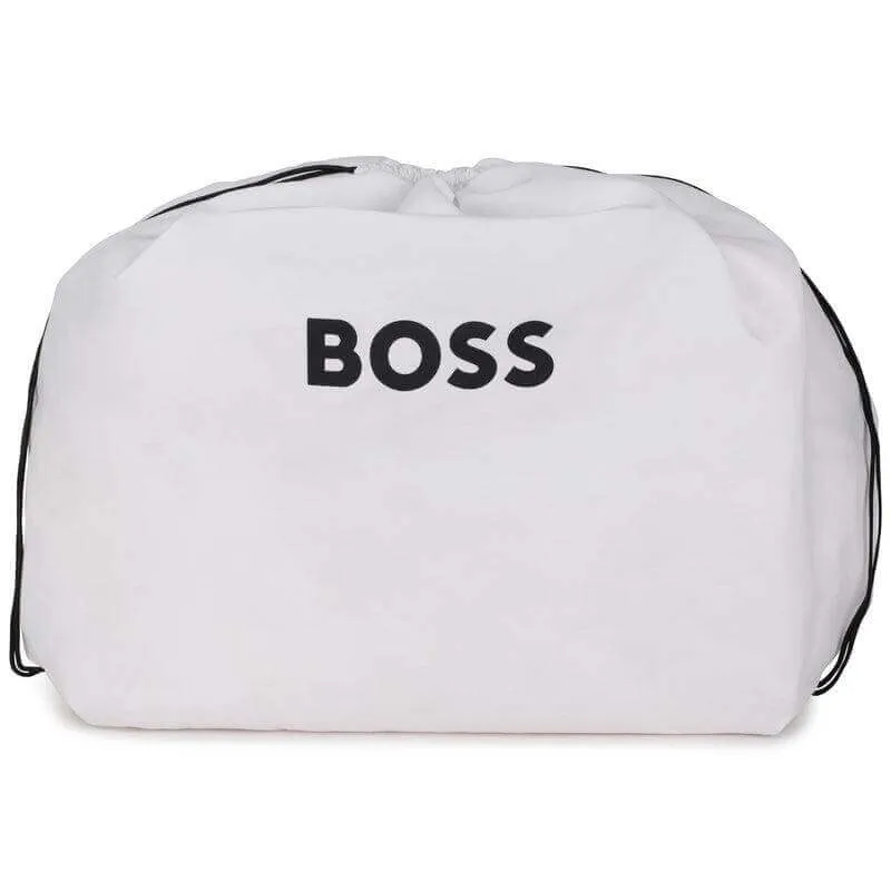 Black Navy Logo Baby Changing Bag & Mat