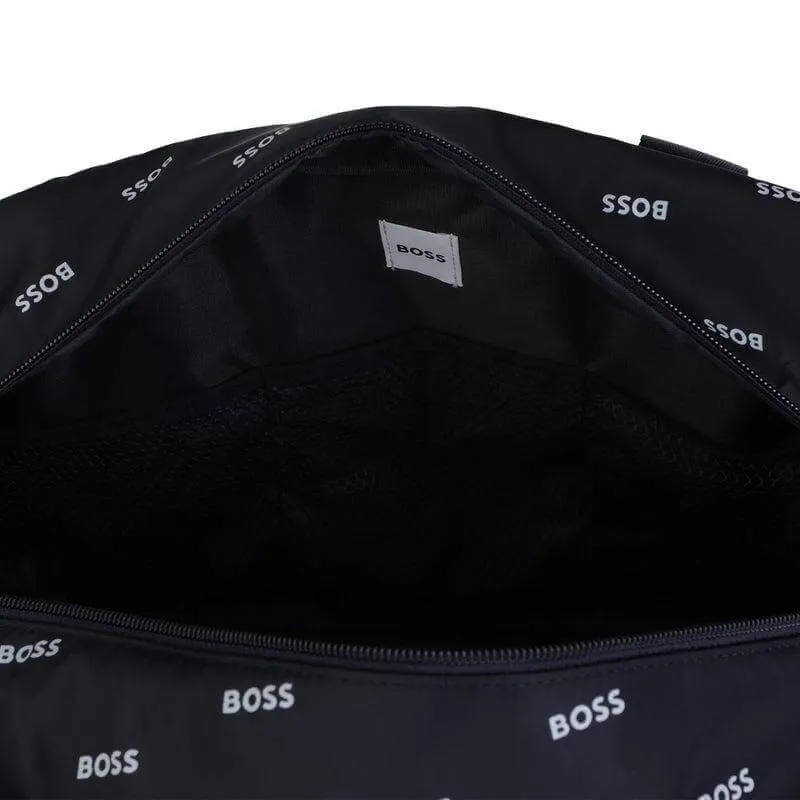 Black Navy Logo Baby Changing Bag & Mat