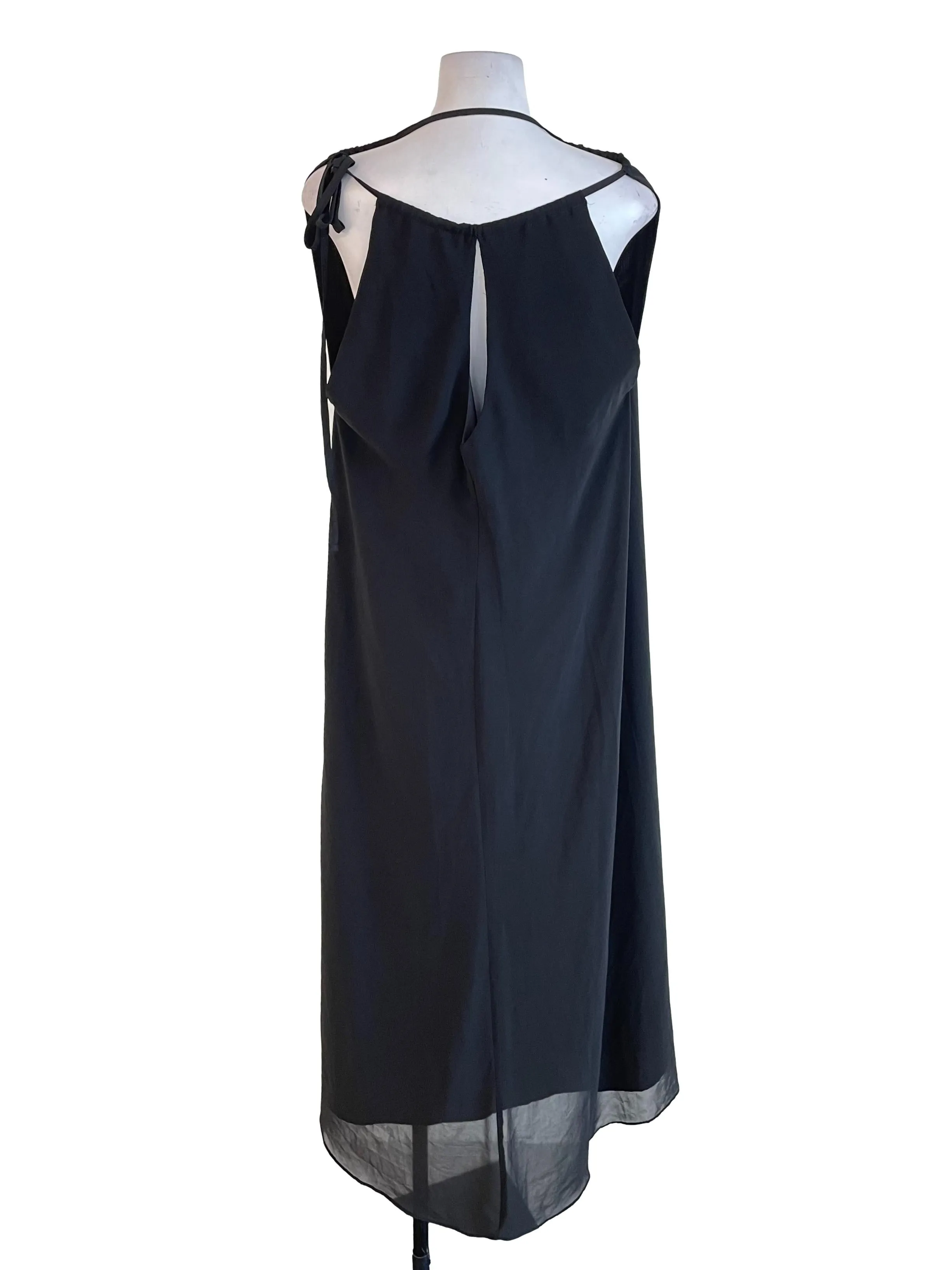 Black Sleeveless Loose Dress