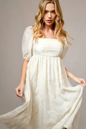 BLB102 - IVORY BABYDOLL DRESS