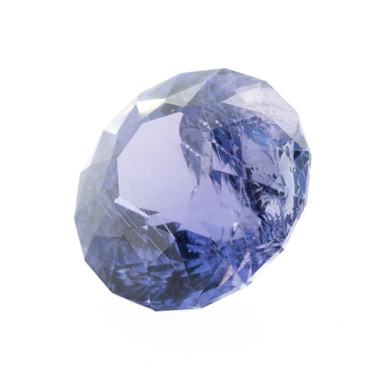 Blue-Violet Round Brilliant Sapphire | 3.54ct | Tanzania Origin, Fair Trade