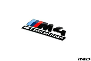 BMW G82 M4 Competition Trunk Emblem