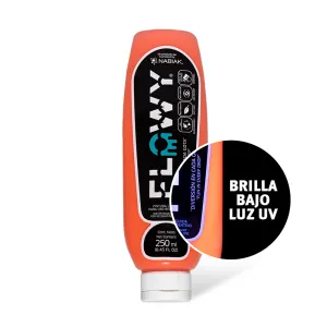 Botella pintura líquida Flowy Naranja Fluorescente - 250 ml