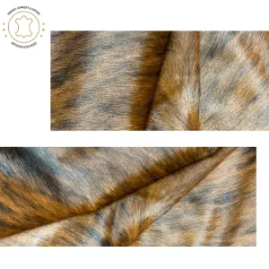 Brindle  Cowhide PRE CUT Pieces | 12"x12", 12"x18", 12"x24" Precuts Sheets