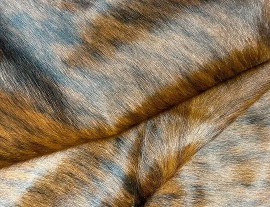 Brindle  Cowhide PRE CUT Pieces | 12"x12", 12"x18", 12"x24" Precuts Sheets