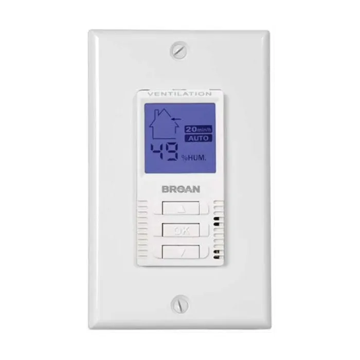 Broan - AE110LF - InVent Series 4 Project Packs - 110 CFM LED Lighted Finish Pack With White Grille ENERGY STAR Certified