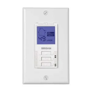 Broan - AE110LF - InVent Series 4 Project Packs - 110 CFM LED Lighted Finish Pack With White Grille ENERGY STAR Certified