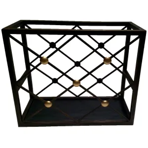 Bronze Button Magazine Rack