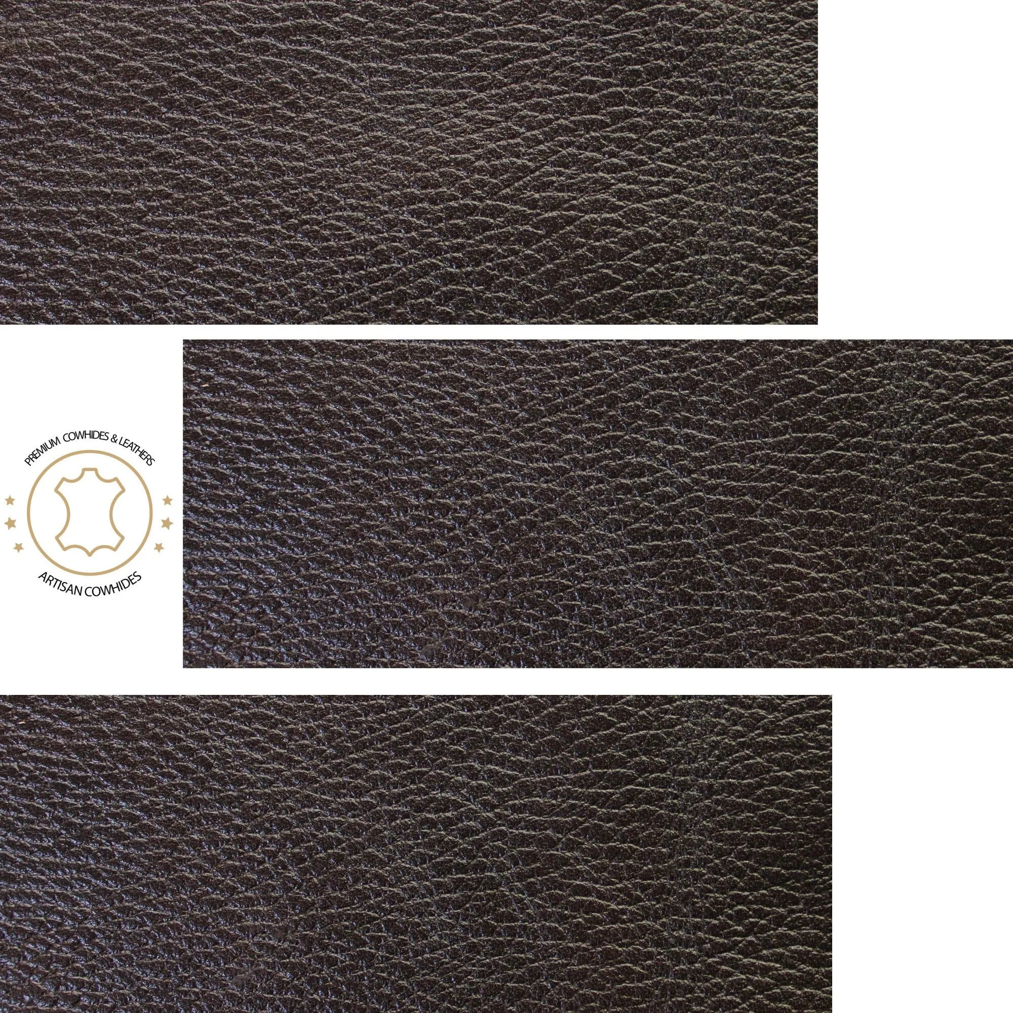 Brown Cowhide LEATHER PRE CUT Pieces | 12"x12" Precuts Sheets for Crafts