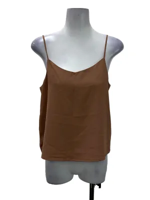 Brown Flowy Tank Top